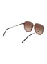 Figure View - Click To Enlarge - MONCLER - Cylin Acetate Metal Pilot Sunglasses