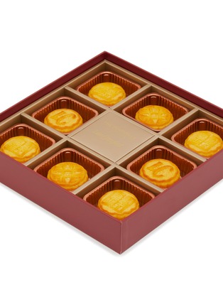 Detail View - Click To Enlarge - THE PENINSULA BOUTIQUE - The Peninsula Mini Egg Custard Mooncake — 8 Pieces