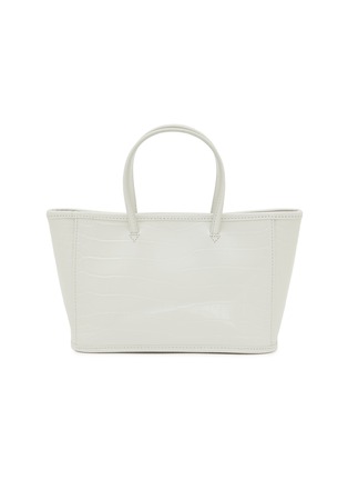 Main View - Click To Enlarge - NOTHING WRITTEN - Ain Croco Embossed Leather Tote Bag