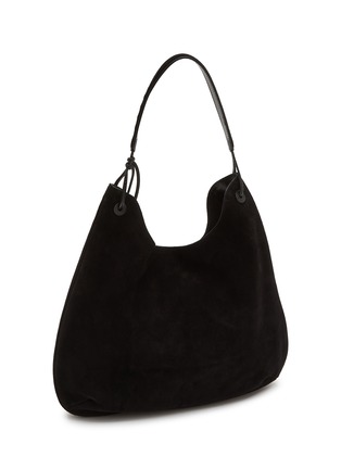 Detail View - Click To Enlarge - NOTHING WRITTEN - Medium Suede Shoulder Hobo Bag
