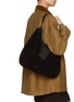 Figure View - Click To Enlarge - NOTHING WRITTEN - Medium Suede Shoulder Hobo Bag