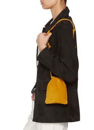 Figure View - Click To Enlarge - NOTHING WRITTEN - Mini Fatu Suede Shoulder Bag