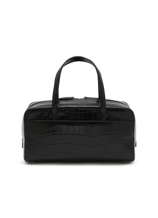Main View - Click To Enlarge - NOTHING WRITTEN - Pocket Croc Embossed Leather Tote Bag
