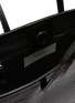 Detail View - Click To Enlarge - NOTHING WRITTEN - Ain Croco Embossed Leather Tote Bag