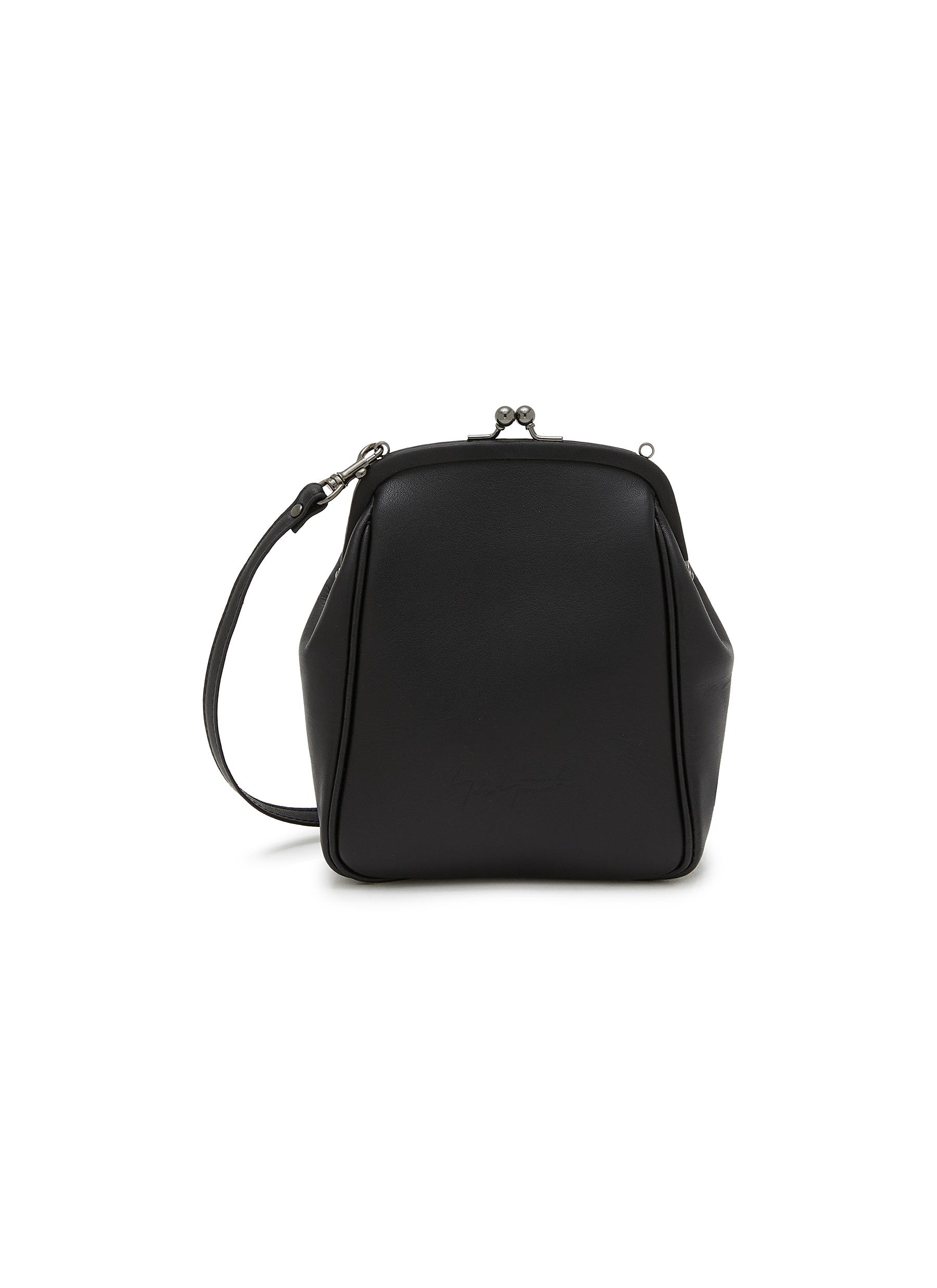 DISCORD YOHJI YAMAMOTO BAGS | Medium Clasp Leather Pouch