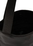 Detail View - Click To Enlarge - DISCORD YOHJI YAMAMOTO BAGS - Small Clasp Leather Tote Bag