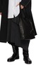 Figure View - Click To Enlarge - DISCORD YOHJI YAMAMOTO BAGS - Small Clasp Leather Tote Bag