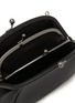 Detail View - Click To Enlarge - DISCORD YOHJI YAMAMOTO BAGS - Double Clasp Leather Pouch