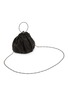 Detail View - Click To Enlarge - DISCORD YOHJI YAMAMOTO BAGS - Clasp Draped Leather Pouch