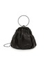 Main View - Click To Enlarge - DISCORD YOHJI YAMAMOTO BAGS - Clasp Draped Leather Pouch