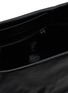 Detail View - Click To Enlarge - DISCORD YOHJI YAMAMOTO BAGS - Medium Draped Tulip Leather Handbag