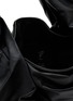 Detail View - Click To Enlarge - DISCORD YOHJI YAMAMOTO BAGS - Draped Zip Leather Handbag