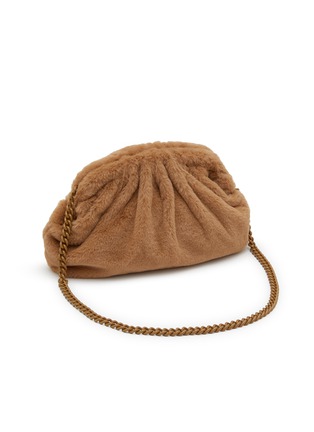 Detail View - Click To Enlarge - MARIA LA ROSA BAGS - Nita Game Faux Fur Clutch