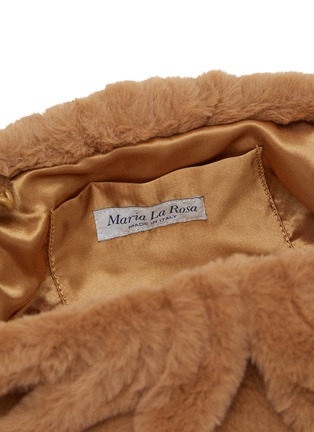 Detail View - Click To Enlarge - MARIA LA ROSA BAGS - Nita Game Faux Fur Clutch