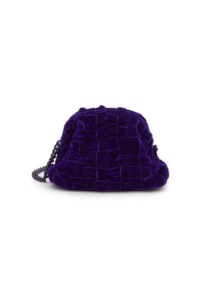 Main View - Click To Enlarge - MARIA LA ROSA BAGS - Mini Game Faux Velvet Clutch