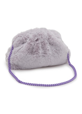 Detail View - Click To Enlarge - MARIA LA ROSA BAGS - Nita Game Faux Fur Clutch