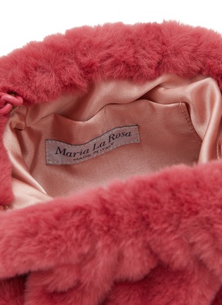 Detail View - Click To Enlarge - MARIA LA ROSA BAGS - Mini Nita Game Faux Fur Clutch