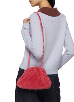 Figure View - Click To Enlarge - MARIA LA ROSA - Mini Nita Game Faux Fur Clutch