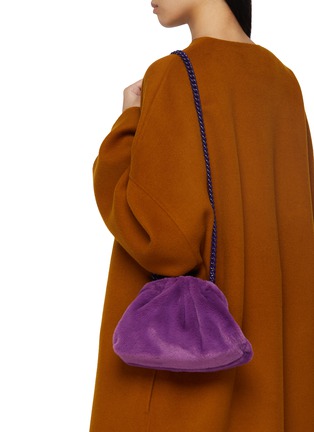 Figure View - Click To Enlarge - MARIA LA ROSA - Mini Nita Game Faux Fur Clutch