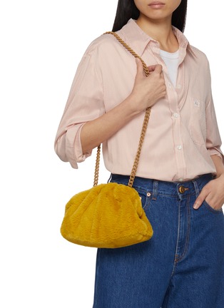 Figure View - Click To Enlarge - MARIA LA ROSA - Mini Nita Game Faux Fur Clutch
