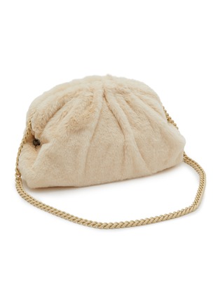 Detail View - Click To Enlarge - MARIA LA ROSA BAGS - Nita Game Faux Fur Clutch