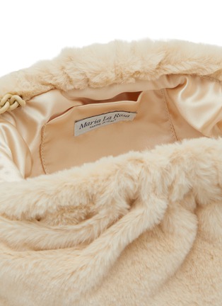 Detail View - Click To Enlarge - MARIA LA ROSA BAGS - Nita Game Faux Fur Clutch