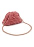 Detail View - Click To Enlarge - MARIA LA ROSA BAGS - Mini Game Faux Velvet Clutch