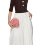 Front View - Click To Enlarge - MARIA LA ROSA - Mini Game Faux Velvet Clutch