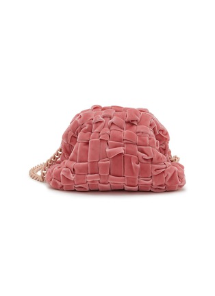 Main View - Click To Enlarge - MARIA LA ROSA BAGS - Mini Game Faux Velvet Clutch