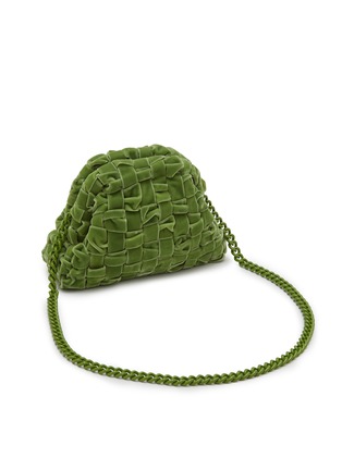 Detail View - Click To Enlarge - MARIA LA ROSA BAGS - Mini Game Faux Velvet Clutch