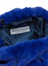 Detail View - Click To Enlarge - MARIA LA ROSA BAGS - Mini Game Faux Velvet Clutch