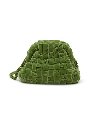 Main View - Click To Enlarge - MARIA LA ROSA BAGS - Mini Game Faux Velvet Clutch