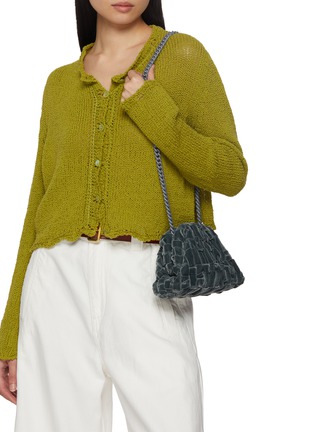 Figure View - Click To Enlarge - MARIA LA ROSA - Mini Game Faux Velvet Clutch