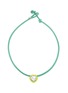 Main View - Click To Enlarge - BEA BONGIASCA - Pop 9K Gold Sterling Silver Enamel Heart Crystal Leather Cord Choker