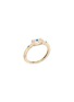Main View - Click To Enlarge - BEA BONGIASCA - Big Eye 9K Gold Enamel Crystal Ring — EU 54