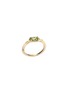 Main View - Click To Enlarge - BEA BONGIASCA - Big Eye 9K Gold Enamel Peridot Ring — EU 50