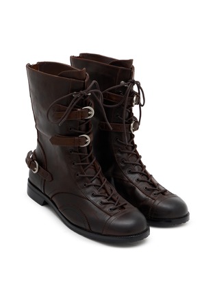 Detail View - Click To Enlarge - COTEMP - Cactus Leather Boots
