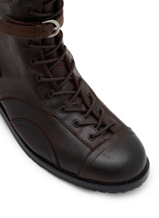 Detail View - Click To Enlarge - COTEMP - Cactus Leather Boots