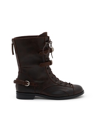 Main View - Click To Enlarge - COTEMP - Cactus Leather Boots
