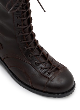 Detail View - Click To Enlarge - COTEMP - Cactus Leather Tall Boots