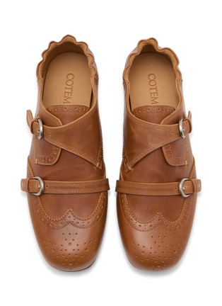 Detail View - Click To Enlarge - COTEMP - Ducal Brode Leather Monk Loafer