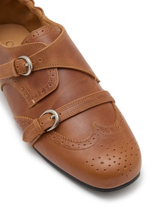 Detail View - Click To Enlarge - COTEMP - Ducal Brode Leather Monk Loafer