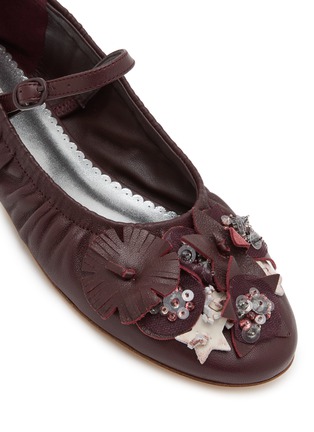 Detail View - Click To Enlarge - COTEMP - Ceol Mazzetto Leather Mary Jane Flats