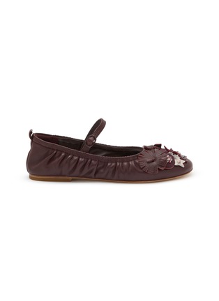 Main View - Click To Enlarge - COTEMP - Ceol Mazzetto Leather Mary Jane Flats