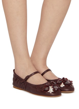 Figure View - Click To Enlarge - COTEMP - Ceol Mazzetto Leather Mary Jane Flats