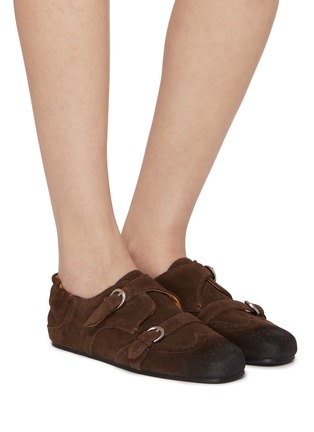 Figure View - Click To Enlarge - COTEMP - Ducal Brode Suede Monk Loafer