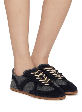 Figure View - Click To Enlarge - COTEMP - Kairos Chammy Suede Sneakers