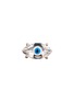 Main View - Click To Enlarge - BEA BONGIASCA - Big Eye 9K Gold Enamel Crystal Single Earring