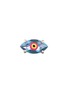 Main View - Click To Enlarge - BEA BONGIASCA - Big Eye 9K Gold Enamel Topaz Single Earring