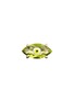 Main View - Click To Enlarge - BEA BONGIASCA - Big Eye 9K Gold Enamel Peridot Single Earring